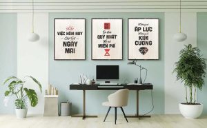 tranh decor phòng làm việc